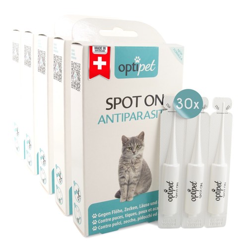 Optipet Spot-On 30x1ml Zecken Flohschutz Katze