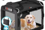 CADOCA® Hundebox Hundetransportbox Faltbar Robust M