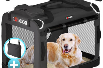 CADOCA® Hundebox Hundetransportbox Faltbar Robust M
