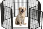 8-teilig Welpenauslauf 100cm Hoch Hundestallebox Hundezwinger