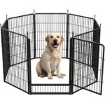 8-teilig Welpenauslauf 100cm Hoch Hundestallebox Hundezwinger