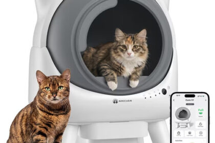 Katzenecktoilette 2026 katzenklo selbstreinigend 95L/12 selbstreinigende