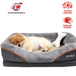 Orthopädisches Hundebett klein mit abnehmbarem Bezug