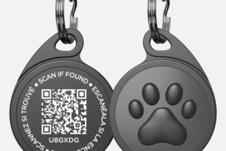 50 Stück QR Code Hundemarke Haustier