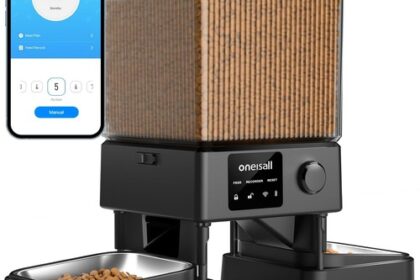 Katzenfutterautomat 5L mit APP-Steuerung, Futterspender für