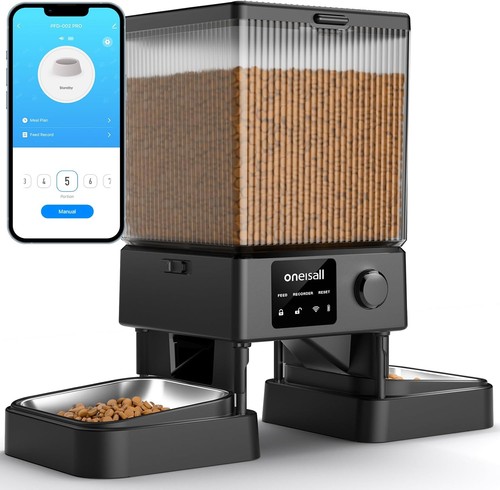 Katzenfutterautomat 5L mit APP-Steuerung, Futterspender für