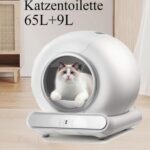 Selbstreinigend Automatisch Katzentoilette 65L +9L Katzenklo