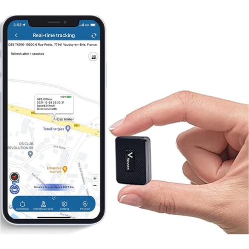 Kinder GPS Tracker Mini Magnetauto Hund