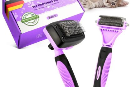 Pretty Paw Katzenbürsten Set mit Zupfbürste