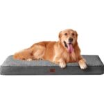 Eierförmiges orthopädisches Hundebett XL 112x81x9cm, für