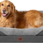Orthopädisches Hundebett 106,5x76x18,5cm mit Memory Foam,