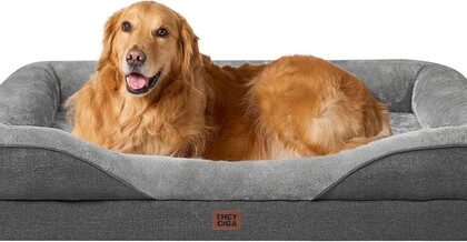 Orthopädisches Hundebett 106,5x76x18,5cm mit Memory Foam,