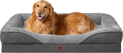 Orthopädisches Hundebett 106,5x76x18,5cm mit Memory Foam,