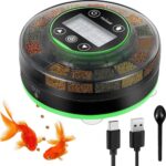 Wiederaufladbarer Fischfutterautomat für Aquarium und Fischtank