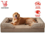 Orthopädisches Hundebett 107x81x17cm, Memory Foam, Waschtbar,
