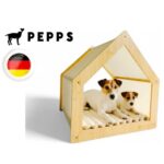 Pepps Bambus Hundebett mit orthopädischem Kissen