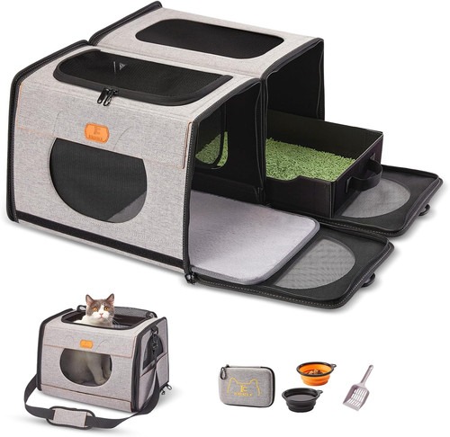 Katzenbox Transportbox Groß, Transportbox Katze Reise