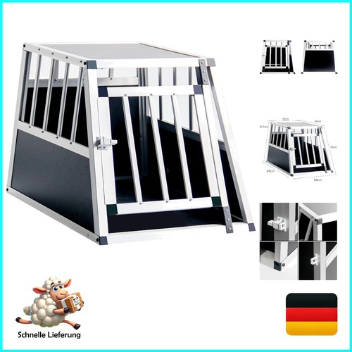 Gegaden Hundetransportbox Aluminium Gitterbox für kleine