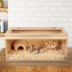 Hamsterkäfig Holz Kleintierkäfig Nagerkäfig Mäusekäfig mit