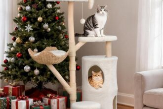 Kratzbaum Katzenbaum Sisal Kletterbaum 142cm xxl