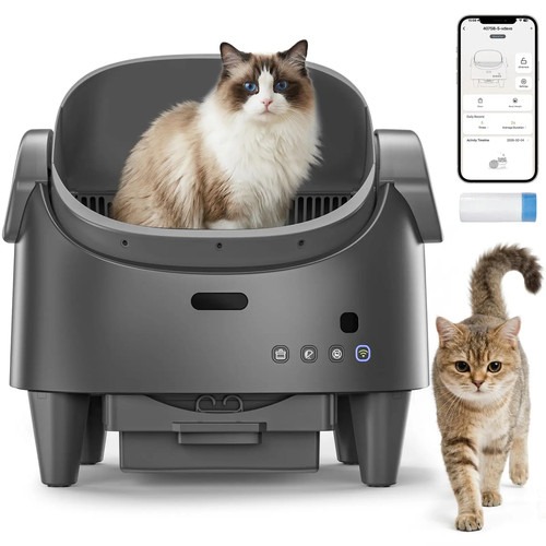 Katzentoilette Automatisch Selbstreinigend Smart Katzenklo App