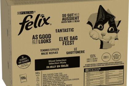 Felix Katzenfutter Nass in Gelee, Sorten-Mix,
