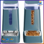 Automatischer Futter- und Wasserspender Set für