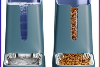 Automatischer Futter- und Wasserspender Set für