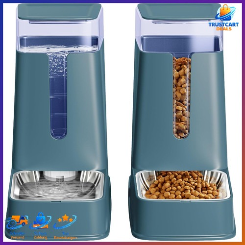 Automatischer Futter- und Wasserspender Set für