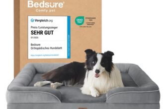 orthopädisches Hundebett Ergonomisches Hundesofa 89x63 cm