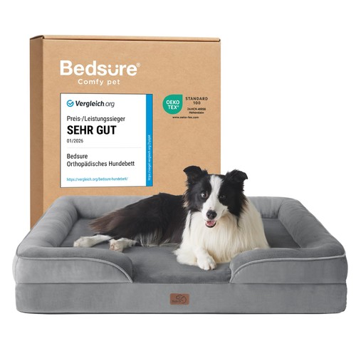 orthopädisches Hundebett Ergonomisches Hundesofa 89x63 cm