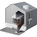 Katzentoilette mit Haube, Katzenklo mit Deckel,