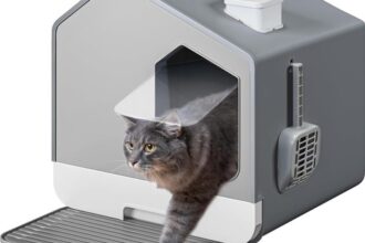 Katzentoilette mit Haube, Katzenklo mit Deckel,