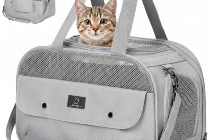 Transportbox Katze, Hundetasche Flugzeug für Kabine/Auto,