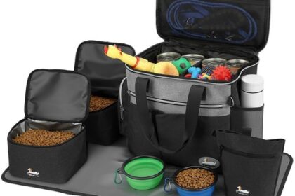 Hunde Reisetasche Flugzeug Haustier Reiseset für