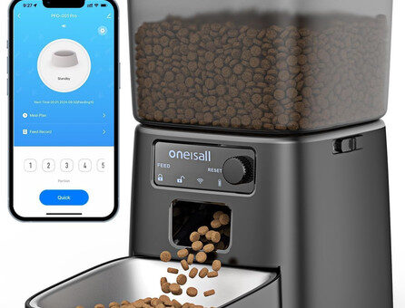 Oneisall 3.5L Futterautomat Katze, Wifi Intelligenter