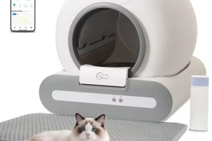 Selbstreinigende Katzen-Toilette DOEL 65L App