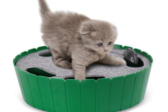 Pawaboo Katzenspielzeug Elektrische Maus Interaktiv