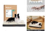 Bedsure Orthopädisches Hundebett 91x69x7,6cm Grau