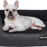 Hundebett Rechteckig Dunkelgrau - Weiches Kunstleder