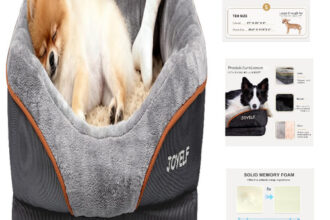 JOYELF Memory Foam Hundebett Kleines orthopädisches