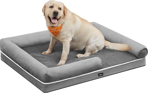 Feandrea Orthopädisches Hundebett, Hundekissen, Hundekorb, Weiche