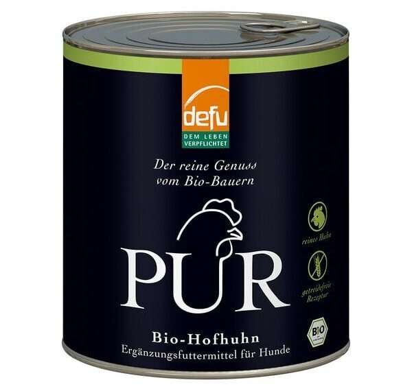 defu Bio Hundefutter PUR Hofhuhn - Produktbild