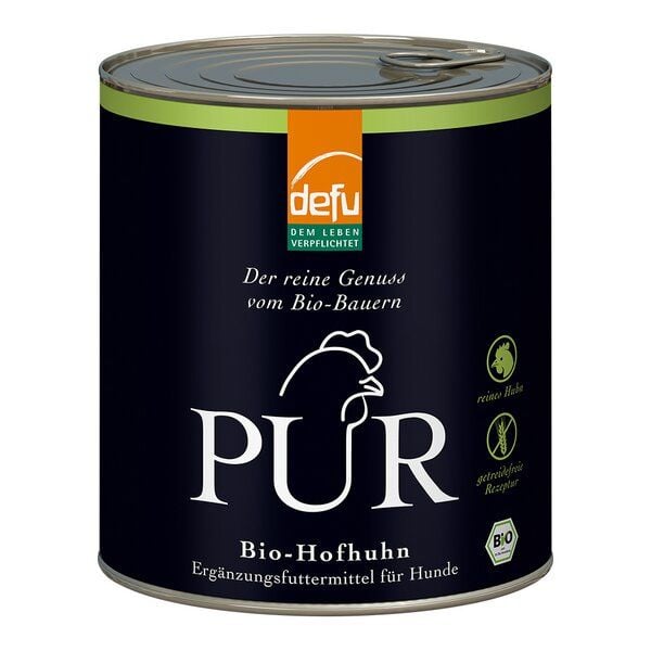 defu Bio Hundefutter PUR Hofhuhn - Produktbild