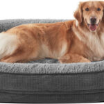 Orthopädisches Hundebett Grosse Hunde, 107X81Cm Vierseitiges
