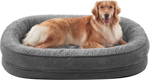 Orthopädisches Hundebett Grosse Hunde, 107X81Cm Vierseitiges
