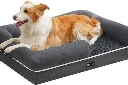 Feandrea Orthopädisches Hundebett, Hundekissen, Hundekorb, Weiche