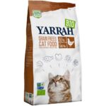 YARRAH Bio-Katzen-Trockenfutter auch für Kitten, Huhn, getreidefrei, 800 g