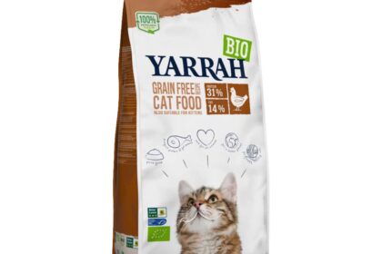 YARRAH Bio-Katzen-Trockenfutter auch für Kitten, Huhn, getreidefrei, 800 g