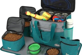 Hunde Reisetasche Flugzeug Haustier Reiseset für